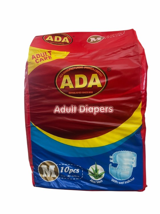 Ada  Adult Diaper Med 10pk 10c