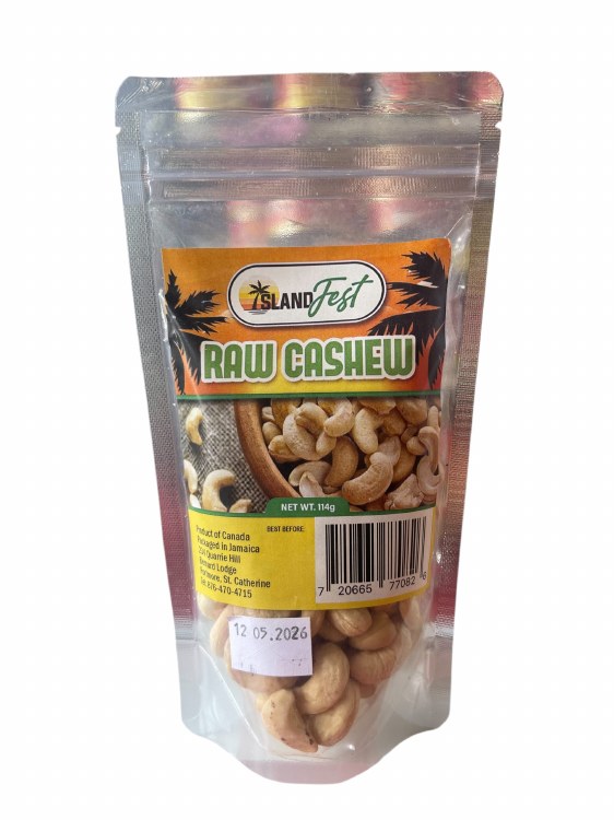 Island Fest Raw Cashew 114g