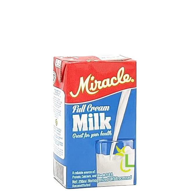Miracle Full Cream Milk 250ml