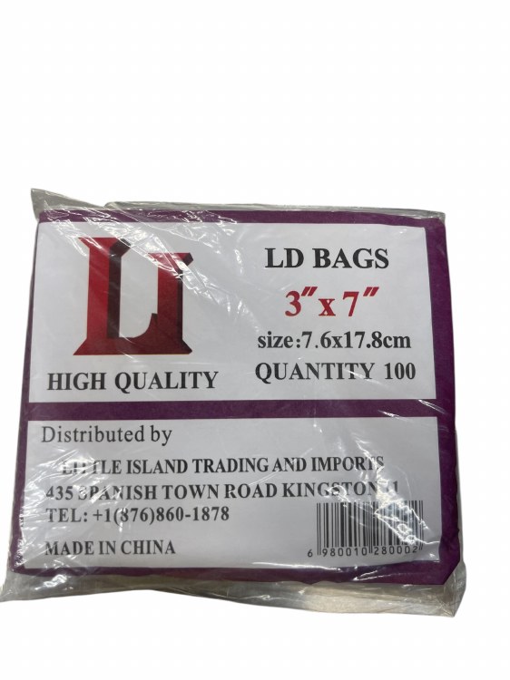 Bag 3x7 Clear (150cs)