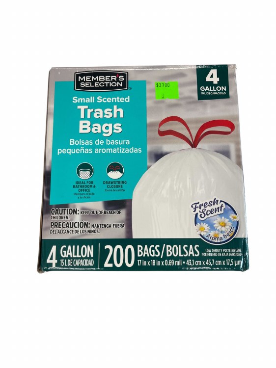 Kitchen Trash Bags 4gal