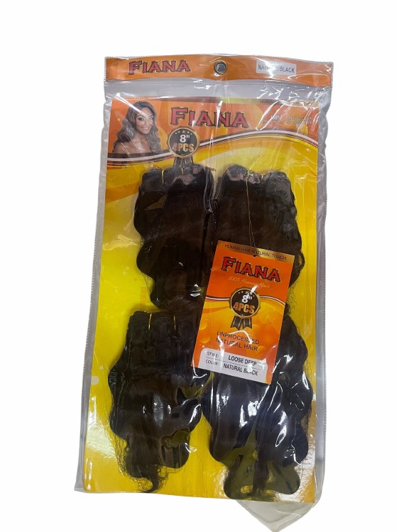 Fiana Human Hair 4pcs-8inch