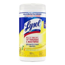 Lysol Wipes 80ct 16.7oz