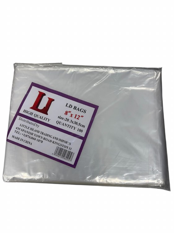 Bag 8x12 Clear (40cs)
