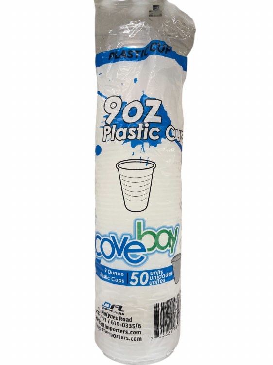 Covebay 9 Oz Plastic Cup 50pk