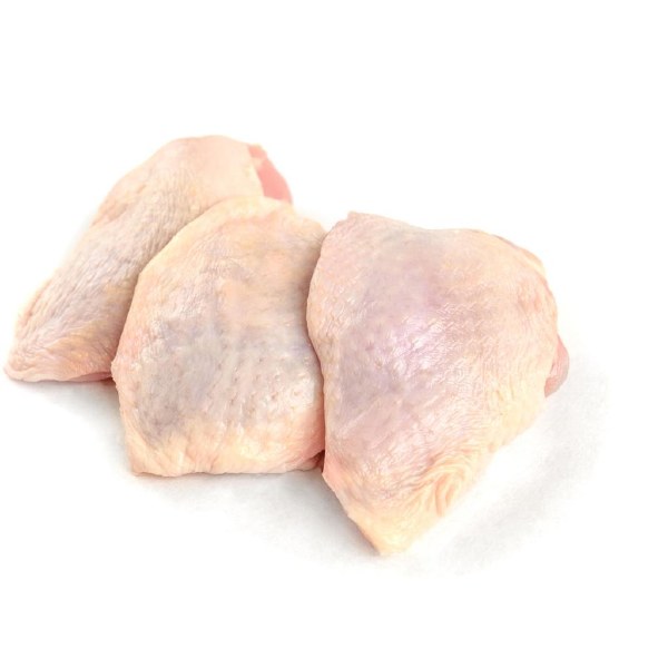 CHILLED CHICKEN THIGHS BULK PER LB
