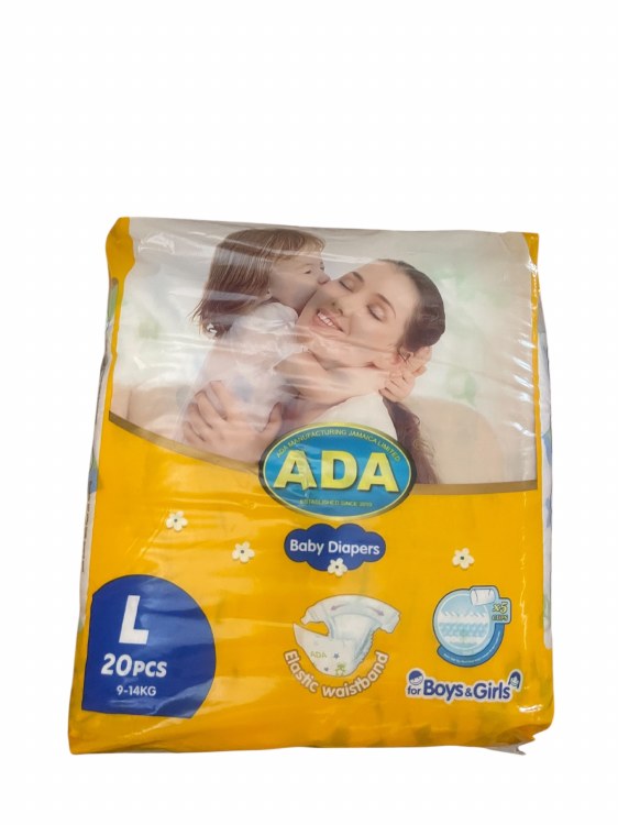 Ada Baby Diaper 20pk Lg (10cs)