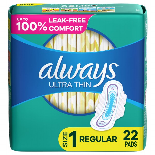 Alway Ultra Thin Reg 22pk 12cs