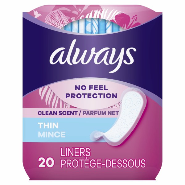 Always Liners Thin 20pk24cs