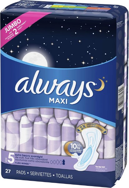 Always Maxi Jumbo 27pk 6cs