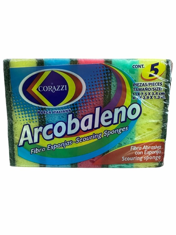 Arcobaleno Sponge 5pc