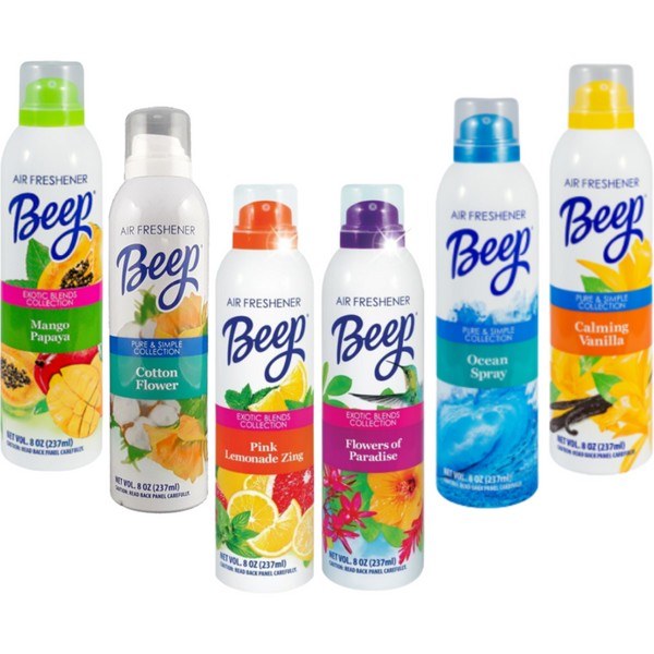 Beep Air Freshener 8oz (12cs)
