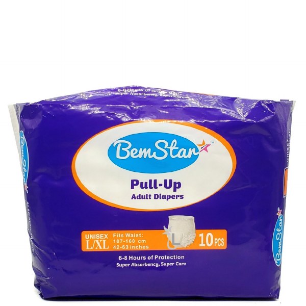 Bem Star Pull Up Lrg (8cs)
