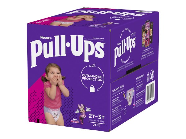 Box Huggies Pull Up Girl 2t-3t