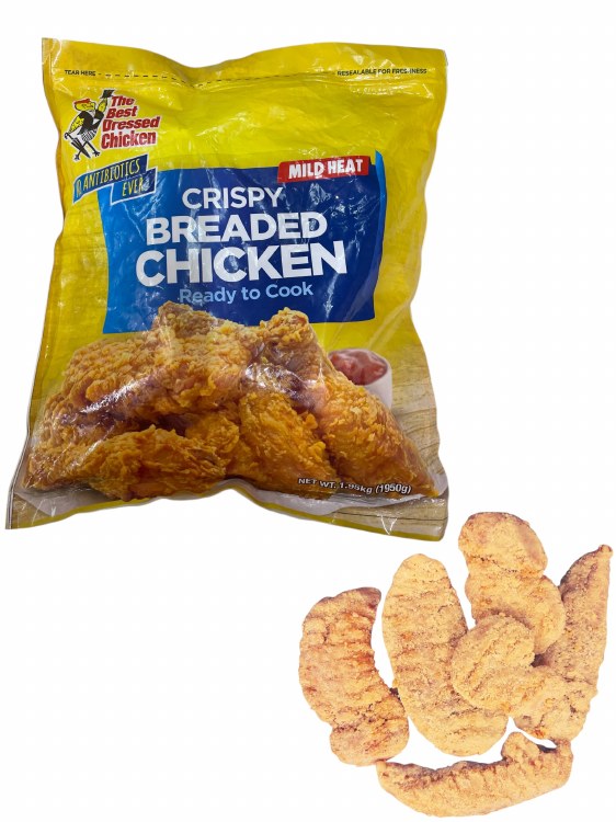 Crispy Breaded Chicken 8cs