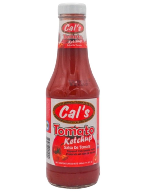 Cals Glass Ketchup 340ml