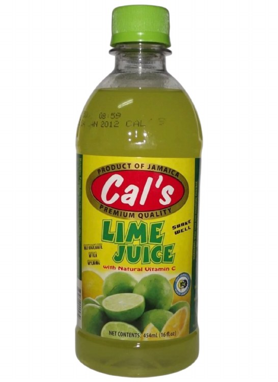 Cals Lime Juice 454ml (24cs)