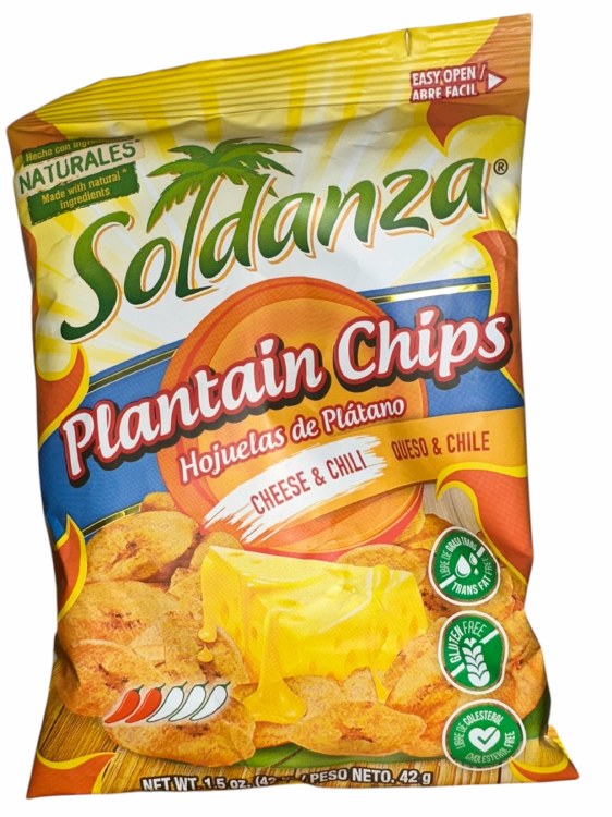 Soldanza Plantain Chips Cheese