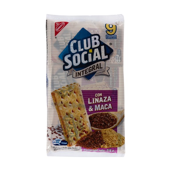 Club Social Linseed 216g 24cs