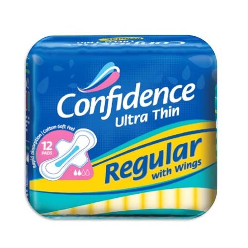 Confidence Ultra Thin Reg 12pk