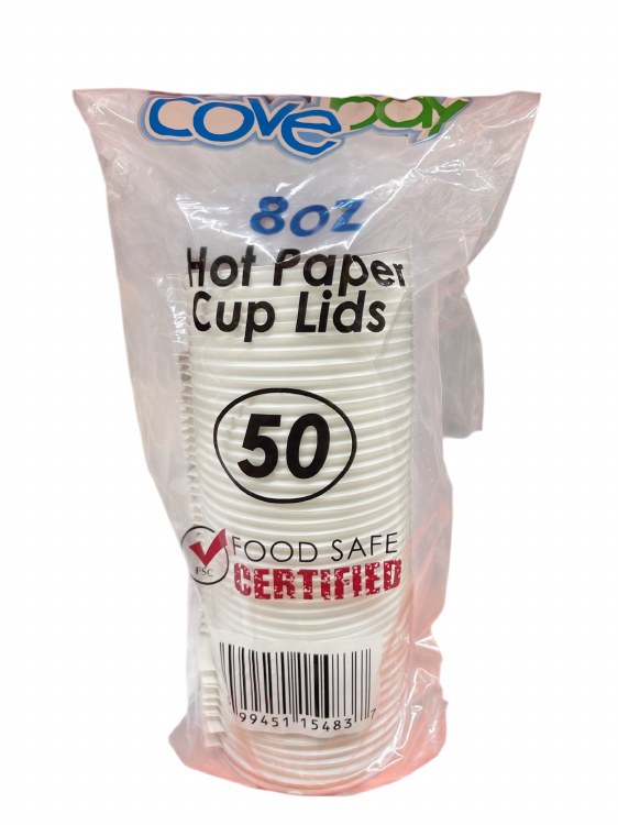 Hot Cup 8 Oz Covebay Fold Back