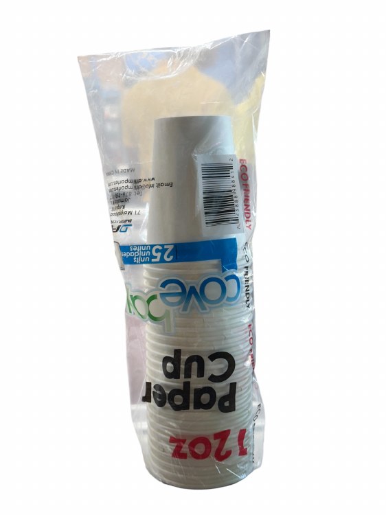 Covebay 12oz Hot Cup 25pk 40cs