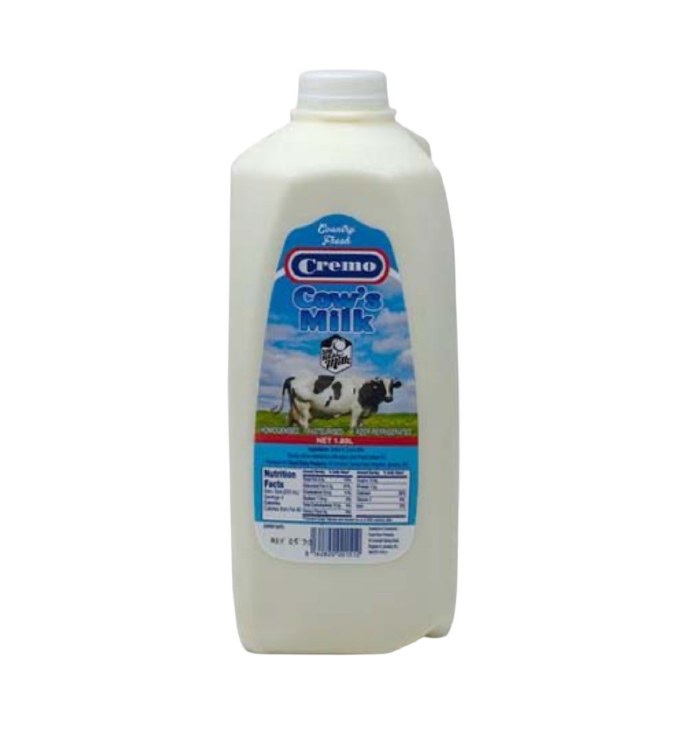 Cremo Cow's Milk 1.89lt