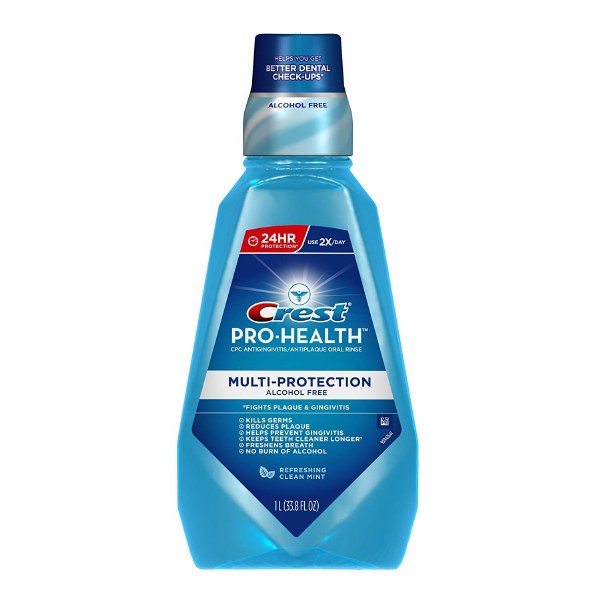 Crest Mouthwash 1lt 6cs