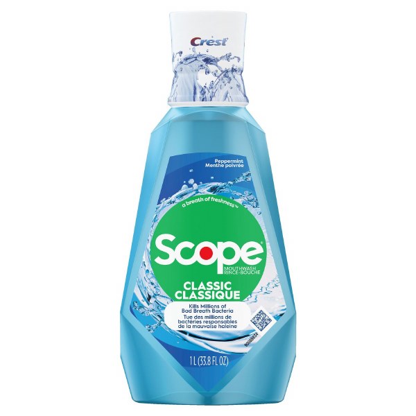 Crest Mouthwash Scope 1lt 6cs