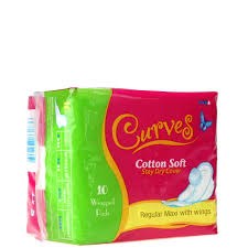 Curves Reg Maxi Ww 10pk C.S