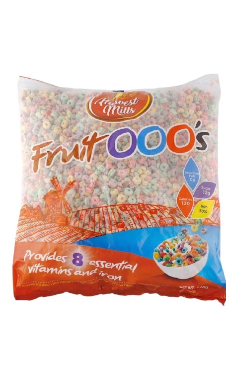Harvest Mills Froot Os (19cs)