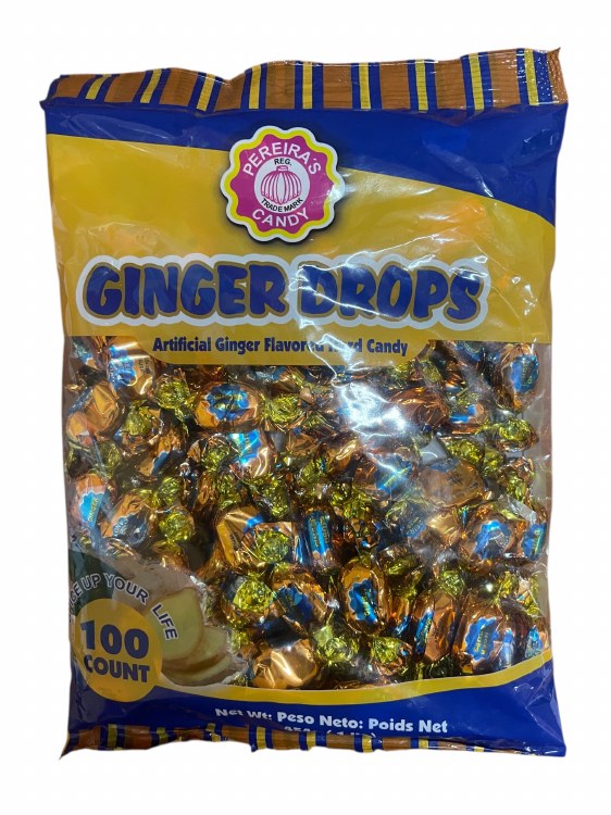 Ginger Drops 1lb 32cs 454g