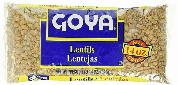 Goya  Lentils 14oz