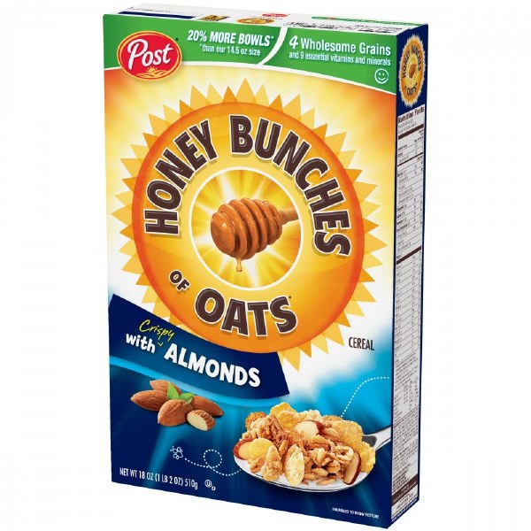 Honey Bunches Almond 18oz 12cs