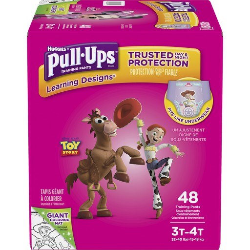 Hug Pull Up Girl Box 3t-4t 4cs