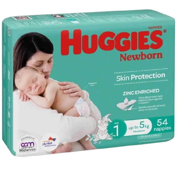 Huggies New Born (4cs)