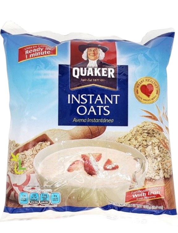 Quaker Pack Oats 185g 48cs