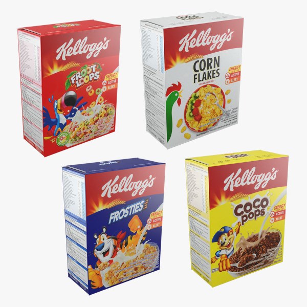 Kelloggs Asst Box 25g 30cs