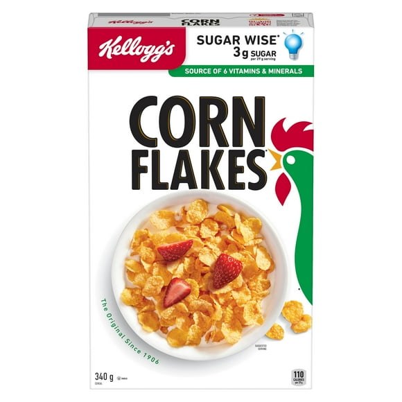 Kellogs C/flakes 340g 10cs