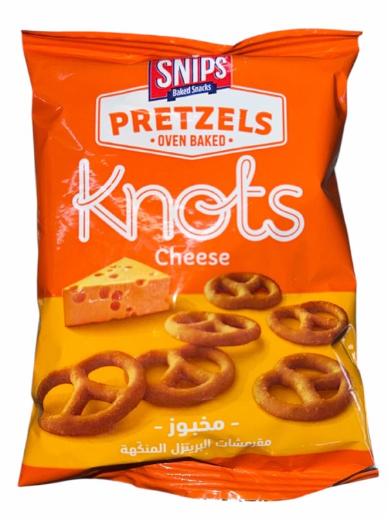 Snips Pretzels Knot Cheese