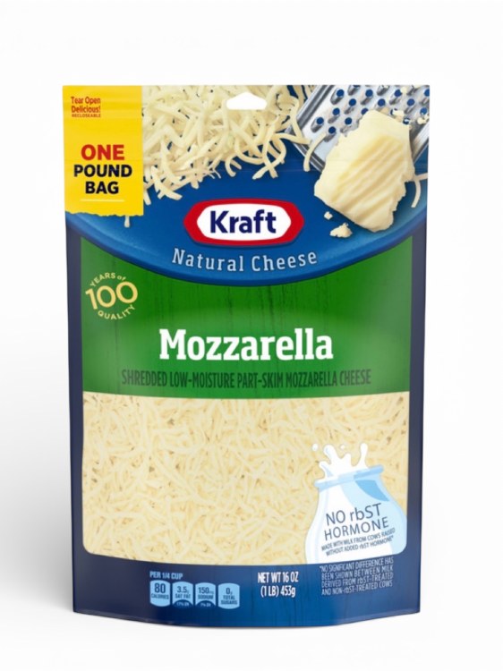 Mozzarella Sh/cheese Pack48oz