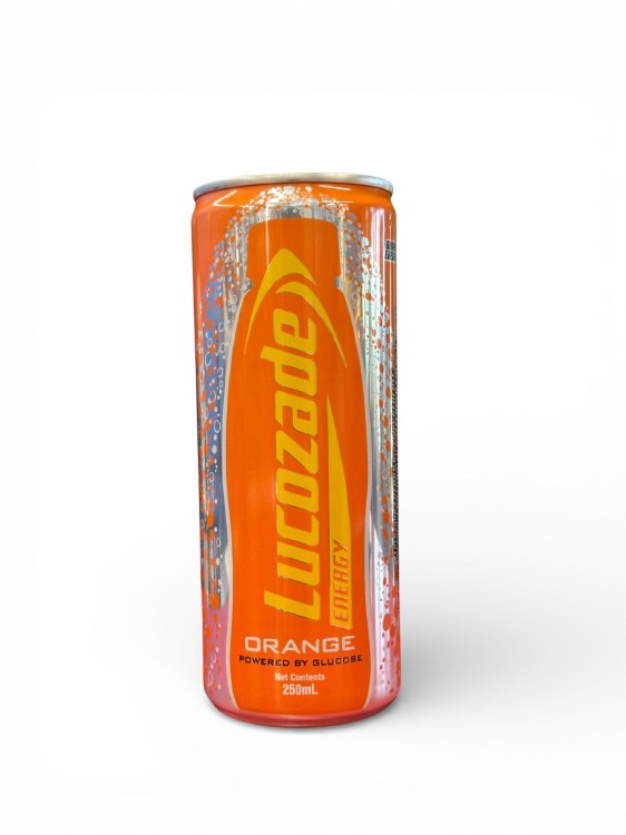 Lucozad Can 250ml 12cs