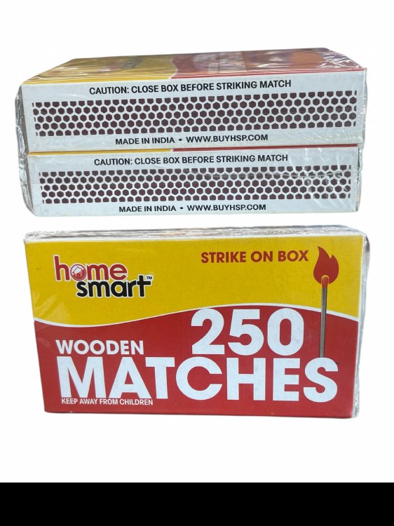Wooden Matches 250*2 Med