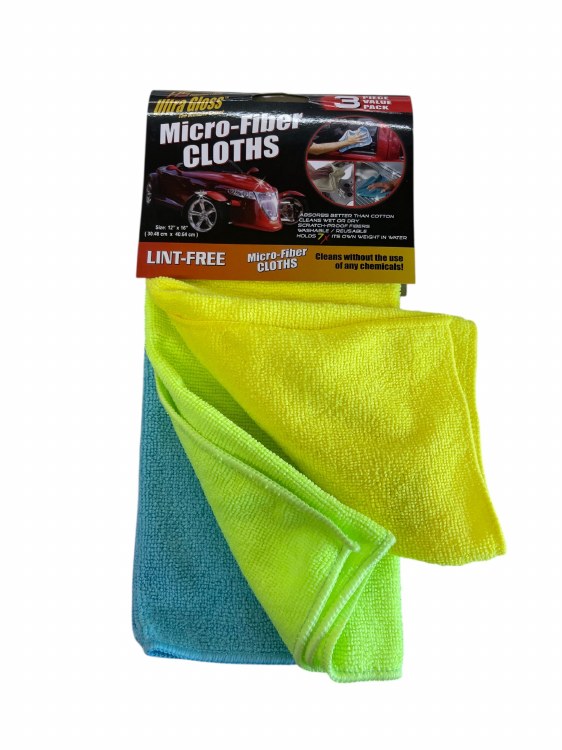 Hs Micro Fiber Cloths 3pc