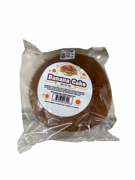 Mother's  Banana Cake 4oz