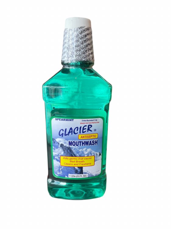 Glacier Mouthwash 1lt Spearmin