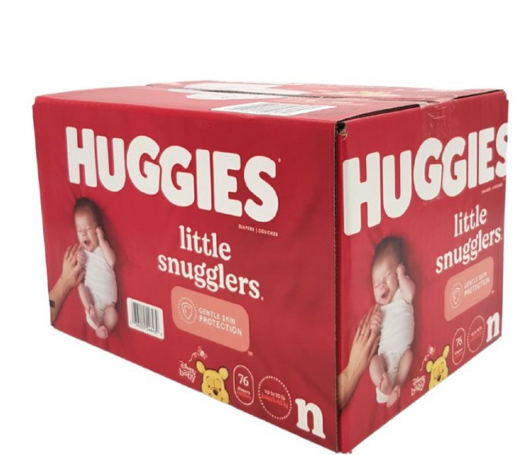 Huggies New Born Box (76cs)