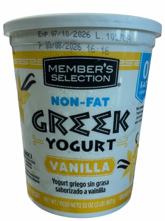 Nonfat Greek Van Yogurt 907g