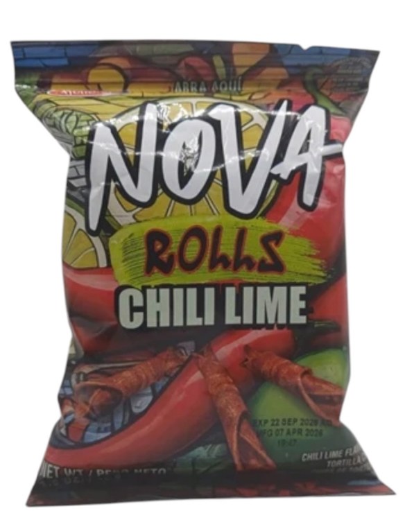 Nova Rolls Chili Lime 45g