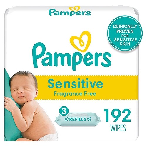 Pampers Sensitive Wipes 192